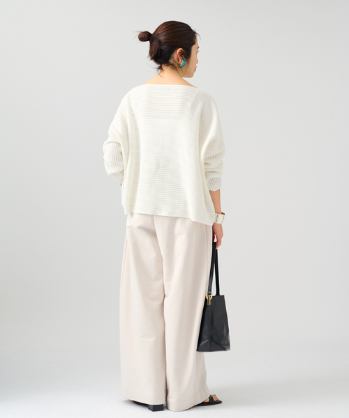 VERMEIL par iena（ヴェルメイユパーイエナ）の「Shaelycarn プルオーバー（ニット/セーター・レディース・ピンク系その他/ブラウン/ホワイト・FREE）」の15枚目の写真