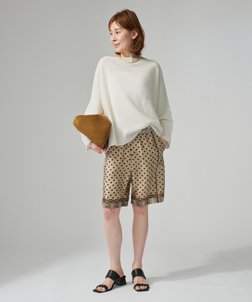 VERMEIL par iena（ヴェルメイユパーイエナ）の「Shaelycarn プルオーバー（ニット/セーター・レディース・ピンク系その他/ブラウン/ホワイト・FREE）」の17枚目の写真