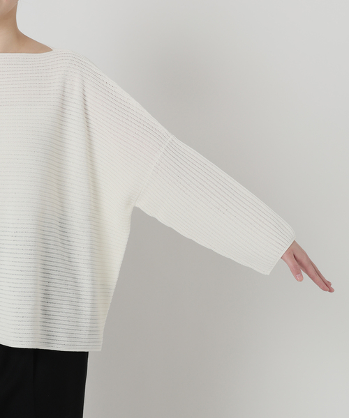 VERMEIL par iena（ヴェルメイユパーイエナ）の「Shaelycarn プルオーバー（ニット/セーター・レディース・ピンク系その他/ブラウン/ホワイト・FREE）」の10枚目の写真