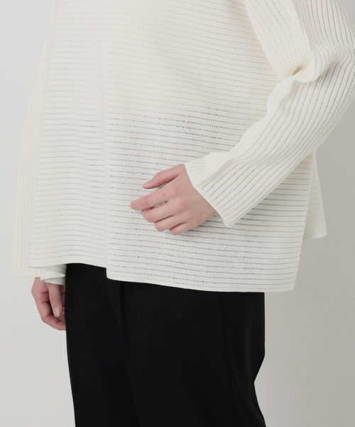 VERMEIL par iena（ヴェルメイユパーイエナ）の「Shaelycarn プルオーバー（ニット/セーター・レディース・ピンク系その他/ブラウン/ホワイト・FREE）」の9枚目の写真