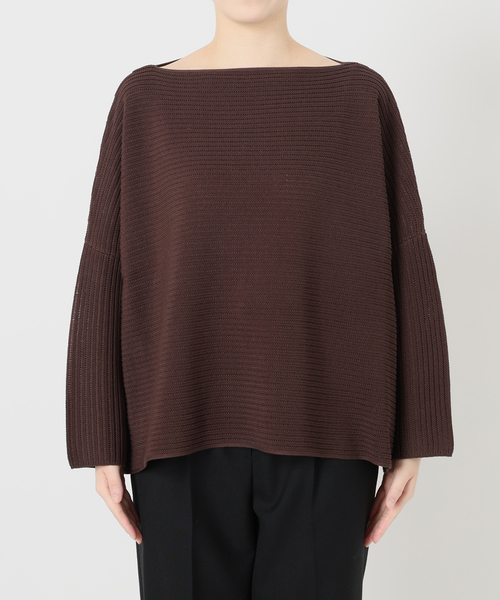 VERMEIL par iena（ヴェルメイユパーイエナ）の「Shaelycarn プルオーバー（ニット/セーター・レディース・ピンク系その他/ブラウン/ホワイト・FREE）」の7枚目の写真