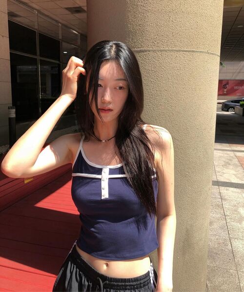Kijun(キジュン)の「ベビータンクトップ ネイビー(Tシャツ/カットソー・レディース・その他・SMALL/MEDIUM)」の5枚目の写真