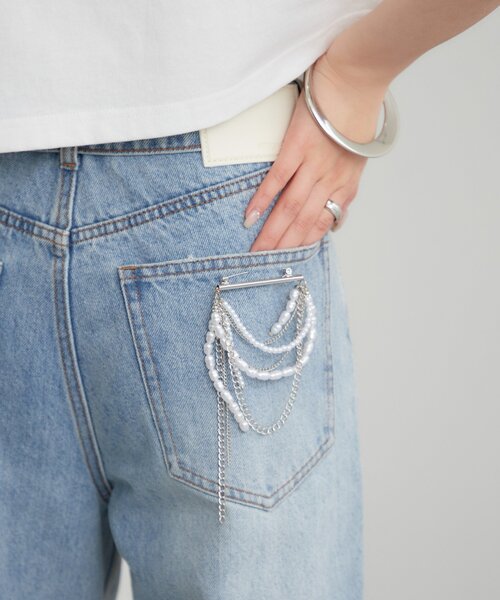 mystic（ミスティック）の「パールチャームブローチ（ブローチ/コサージュ・レディース・シルバー・ONE SIZE）」の2枚目の写真