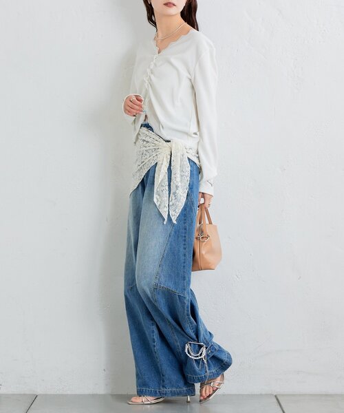 mystic（ミスティック）の「パールチャームブローチ（ブローチ/コサージュ・レディース・シルバー・ONE SIZE）」の6枚目の写真