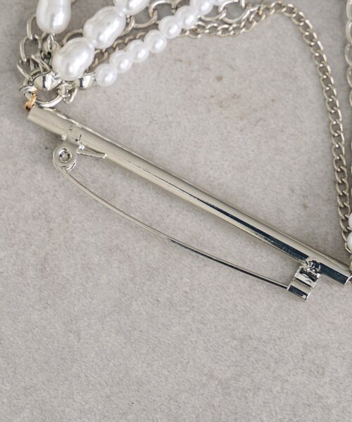 mystic（ミスティック）の「パールチャームブローチ（ブローチ/コサージュ・レディース・シルバー・ONE SIZE）」の9枚目の写真