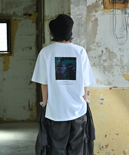 funda mine(ファンダマイン)の「ソウルブリーズTシャツ(Tシャツ/カットソー・レディース・ホワイト/ブラック・1/2)」の1枚目の写真