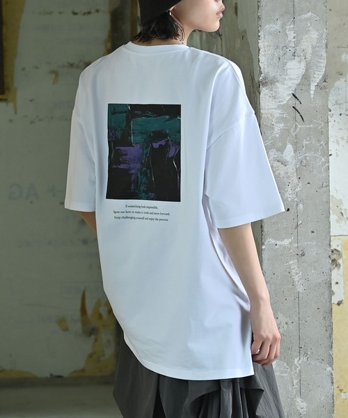 funda mine(ファンダマイン)の「ソウルブリーズTシャツ(Tシャツ/カットソー・レディース・ホワイト/ブラック・1/2)」の3枚目の写真