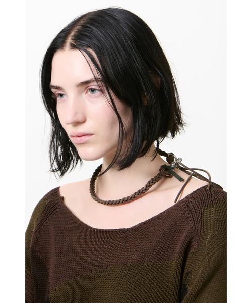 Our Legacy(アワーレガシー)の「OUR LEGACY BRAIDED LADON(ネックレス・レディース・ブラウン・ONE SIZE)」の3枚目の写真