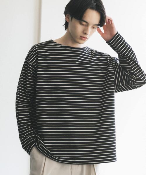 SENSE OF PLACE by URBAN RESEARCH(センスオブプレイスバイアーバンリサーチ)の「エクストラルーズバスクシャツ(Tシャツ/カットソー・メンズ・ホワイト/ブラウン/ブラック・MEDIUM/LARGE)」の14枚目の写真