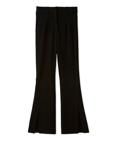 SNIDEL（スナイデル）の「スリットカットパンツ（その他パンツ・レディース・アイボリー/ブラック/カーキ・0/1）」の2枚目の写真