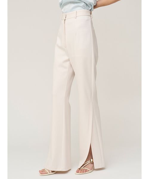 SNIDEL（スナイデル）の「スリットカットパンツ（その他パンツ・レディース・アイボリー/ブラック/カーキ・0/1）」の7枚目の写真