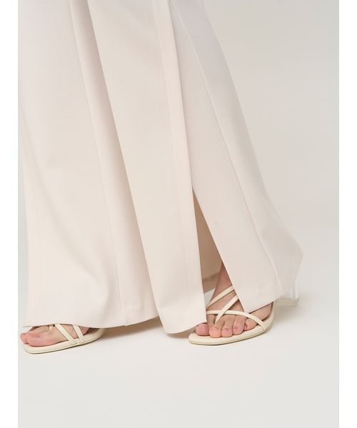 SNIDEL（スナイデル）の「スリットカットパンツ（その他パンツ・レディース・アイボリー/ブラック/カーキ・0/1）」の8枚目の写真