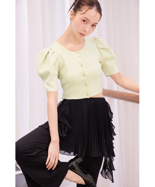 SNIDEL（スナイデル）の「スリットカットパンツ（その他パンツ・レディース・アイボリー/ブラック/カーキ・0/1）」の4枚目の写真