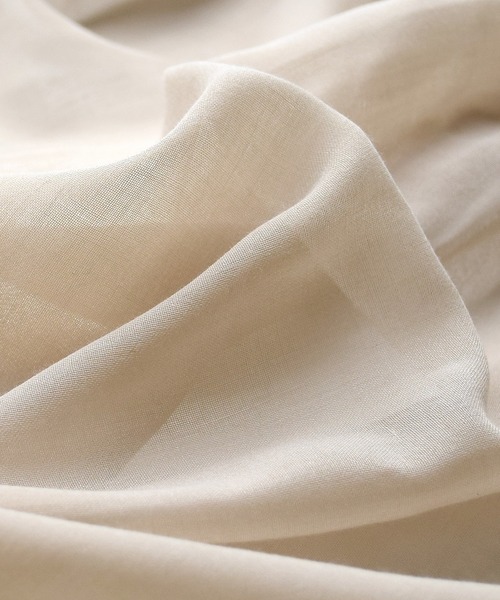 zootie（ズーティー）の「シアーブルゾン［ノーカラー］（ブルゾン・レディース・グレイッシュベージュ/ブラック・フリー）」の19枚目の写真