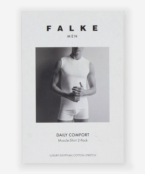 FALKE(ファルケ)の「FALKE | MUSCLE-SHIRT MEN(Tシャツ/カットソー・メンズ・ブラック/ホワイト・L/M)」の8枚目の写真