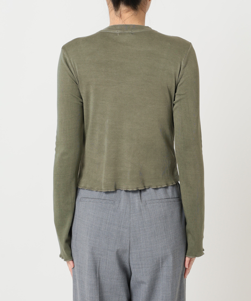 CITYSHOP（シティーショップ）の「ASHER CHELSEA CARDIGAN L261-R151：カーディガン（カーディガン/ボレロ・レディース・カーキ・SMALL）」の5枚目の写真