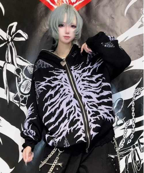 セール】X-RAY HOODIE-KNIT(エックスレイフーディーｰニット)ロゴ