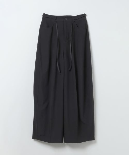 JEANASIS(ジーナシス)の「バックタックコクーンパンツ/663465(スラックス・レディース・ホワイト/グレー系その他/ブラック・SMALL/MEDIUM)」の10枚目の写真