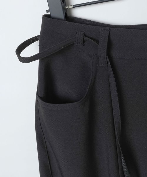 JEANASIS(ジーナシス)の「バックタックコクーンパンツ/663465(スラックス・レディース・ホワイト/グレー系その他/ブラック・SMALL/MEDIUM)」の13枚目の写真