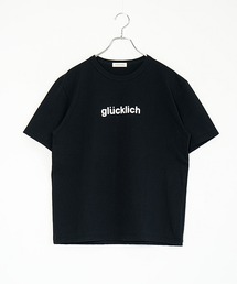 SOLAMONAT（ソラモナ）の「サラリト天竺 プリントT GLUCKLICH（Tシャツ/カットソー）」