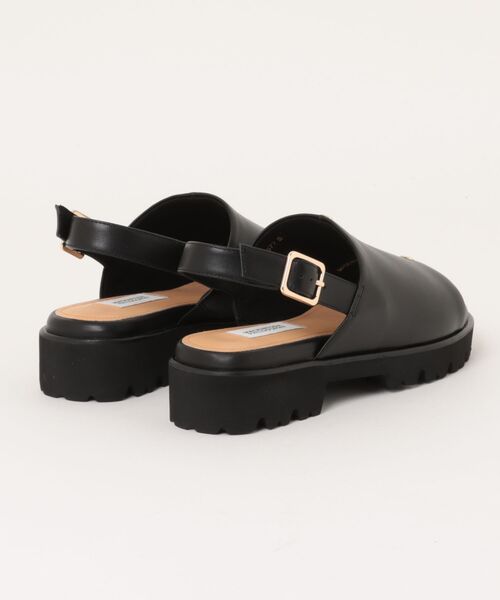 MACKINTOSH PHILOSOPHY（ﾏｯｷﾝﾄｯｼｭ ﾌｨﾛｿﾌｨｰ）の「トラックソールカバードサンダル（サンダル・レディース・ブラック/キャメル・S(22.5cm)/L(24.5cm)/M(23.5cm)）」の3枚目の写真