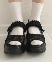 F i.n.t | レース使いスニーカーサンダル(サンダル)