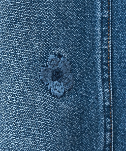 Lee（リー）の「Wrangler/ラングラー【US ORIGINAL】ワイドジーンズ フラワーエンブロイダリー　刺繍（デニムパンツ・メンズ・ブルー・SMALL/MEDIUM/LARGE）」の10枚目の写真