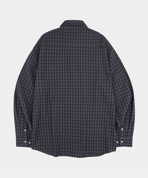 LETTERCOMO（レテルコモ）の「クローズリングルチェックシャツチャコール（シャツ/ブラウス・レディース・その他・MEDIUM/LARGE）」の3枚目の写真