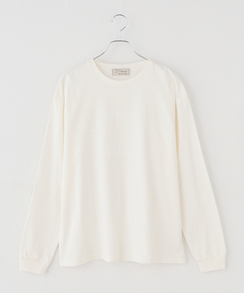 IENA（イエナ）の「J.J.Mercer/ジェイジェイマーサー PRINTLONGSLEEVE T SHIRTS Tシャツ（Tシャツ/カットソー・レディース・ホワイト/ピンク・FREE）」の10枚目の写真