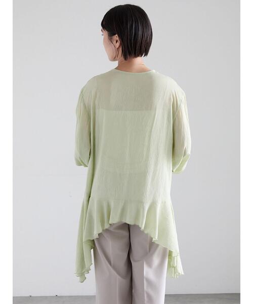 Te chichi（テチチ）の「イレギュラーヘムチュニックブラウス（チュニック・レディース・グリーン系その他/ベージュ/オフホワイト・F）」の14枚目の写真