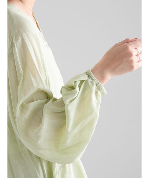Te chichi（テチチ）の「イレギュラーヘムチュニックブラウス（チュニック・レディース・グリーン系その他/ベージュ/オフホワイト・F）」の17枚目の写真