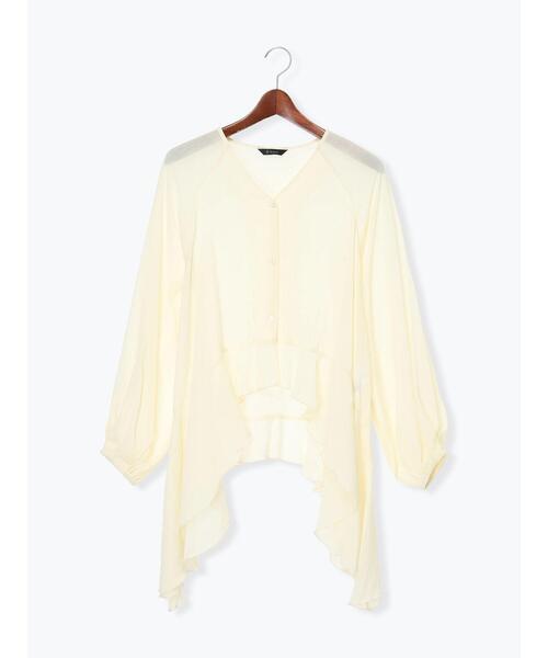 Te chichi（テチチ）の「イレギュラーヘムチュニックブラウス（チュニック・レディース・グリーン系その他/ベージュ/オフホワイト・F）」の18枚目の写真