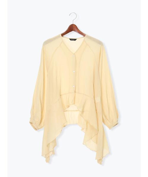 Te chichi（テチチ）の「イレギュラーヘムチュニックブラウス（チュニック・レディース・グリーン系その他/ベージュ/オフホワイト・F）」の19枚目の写真