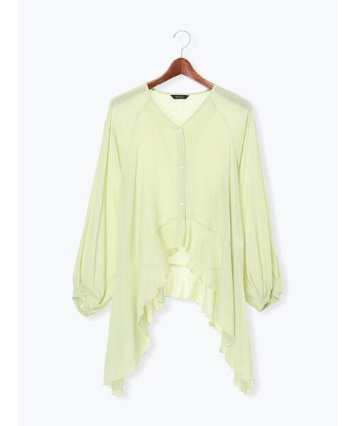 Te chichi（テチチ）の「イレギュラーヘムチュニックブラウス（チュニック・レディース・グリーン系その他/ベージュ/オフホワイト・F）」の20枚目の写真
