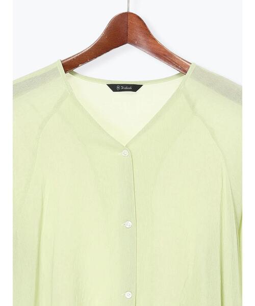 Te chichi（テチチ）の「イレギュラーヘムチュニックブラウス（チュニック・レディース・グリーン系その他/ベージュ/オフホワイト・F）」の22枚目の写真