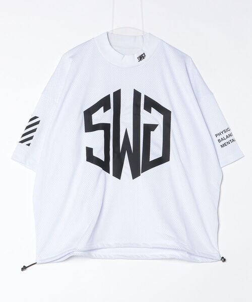 THE SWINGGGR/ザ スウィンガー/SWG MESH MOCK TEE（Tシャツ/カットソー