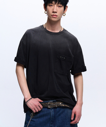 RSSC（アールエスエスシー）の「RIVET POCKET WASHING T-SHIRT - BLACK（Tシャツ/カットソー）」