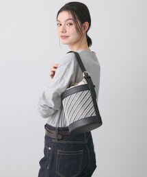 Dessin | ストライプ柄バッグコンビバケツショルダー(ショルダーバッグ)