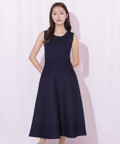 JILL by JILL STUART（ジルバイジルスチュアート）の「ニットジャケットセットアップ（ワンピース・レディース・ブルー/ネイビー/ピンク・FREE）」の20枚目の写真