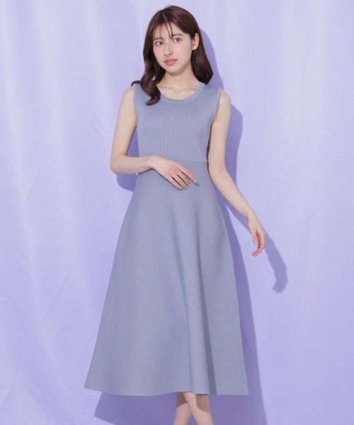 JILL by JILL STUART（ジルバイジルスチュアート）の「ニットジャケットセットアップ（ワンピース・レディース・ブルー/ネイビー/ピンク・FREE）」の11枚目の写真