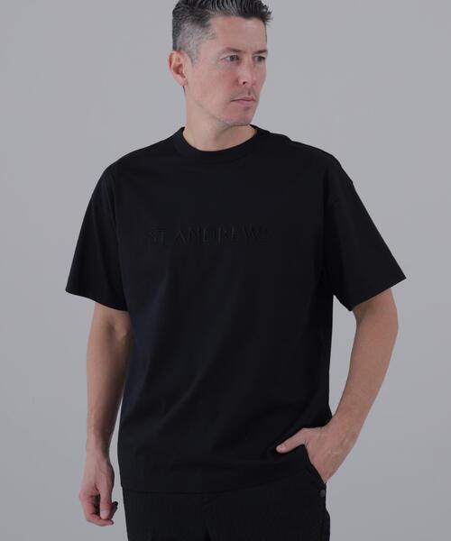St ANDREWS(セントアンドリュース)の「【St ANDREWS】プレーティング天竺半袖Tシャツ (MENS)(Tシャツ/カットソー・メンズ・ブラック/ホワイト・L/LL/M)」の3枚目の写真