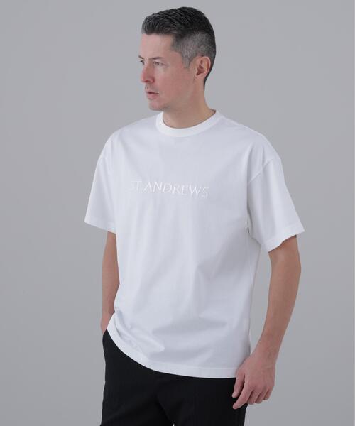 St ANDREWS(セントアンドリュース)の「【St ANDREWS】プレーティング天竺半袖Tシャツ (MENS)(Tシャツ/カットソー・メンズ・ブラック/ホワイト・L/LL/M)」の12枚目の写真