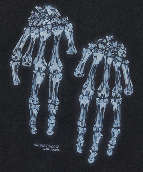 NOMANUAL(NOMANUAL)の「METAL F.S T-SHIRT - WASHED BLACK(Tシャツ/カットソー・レディース・その他・MEDIUM/LARGE/SMALL/X-LARGE)」の2枚目の写真