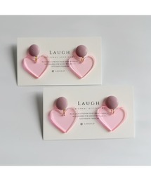 tone（トーン）の「【Laugh】HEART / pierce(MA)（ピアス（両耳用））」