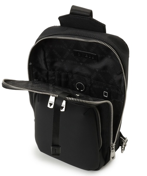 Guess(ゲス)の「BERNA Crossbody ショルダーバッグ メンズバッグ(ショルダーバッグ・メンズ・ブラック・ONE SIZE)」の6枚目の写真