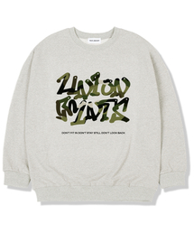 Union Garments（ユニオンガーメンツ）の「ミリメリアロゴ 裏起毛 オーバーサイズ スウェットTシャツ オートミール（スウェット）」