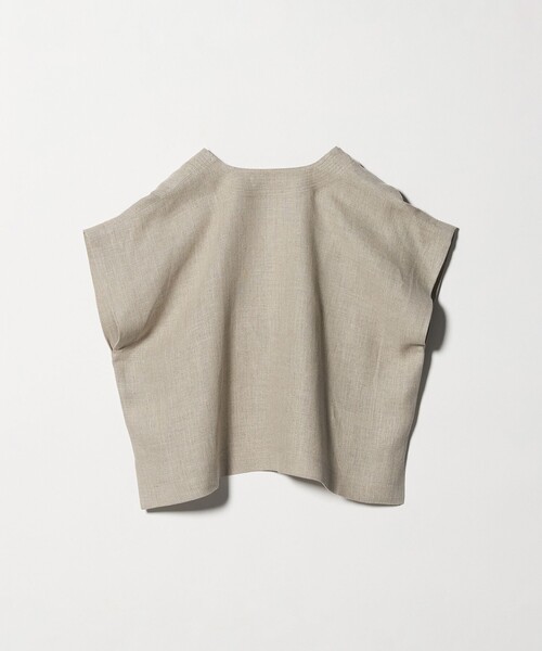 SACRA(サクラ)の「<SACRA>ラスティック Vネック トップ(シャツ/ブラウス・レディース・ホワイト/ベージュ・38)」の12枚目の写真