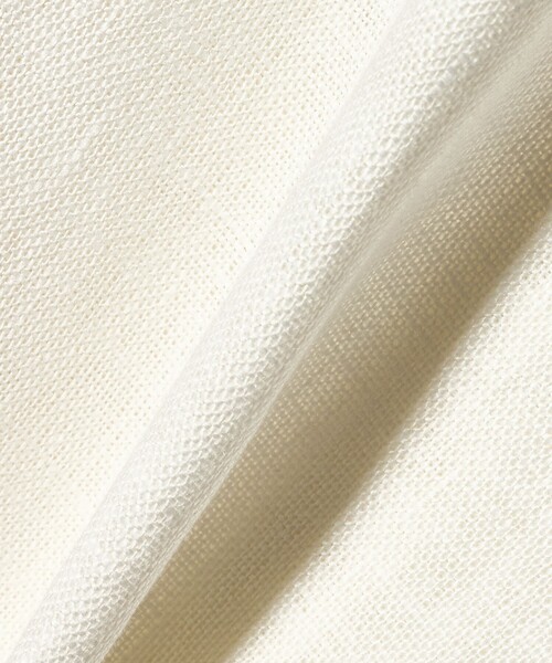 SACRA(サクラ)の「<SACRA>ラスティック Vネック トップ(シャツ/ブラウス・レディース・ホワイト/ベージュ・38)」の5枚目の写真