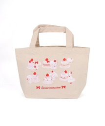 sanrio（サンリオ）の「【 sanrio / サンリオ 】 サンリオキャラクターズ　ケーキ　ランチトートバッグ　WNI（トートバッグ）」