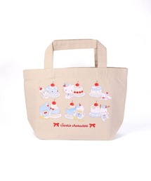 sanrio（サンリオ）の「【 sanrio / サンリオ 】 サンリオキャラクターズ　ケーキ　ランチトートバッグ　WNI（トートバッグ）」